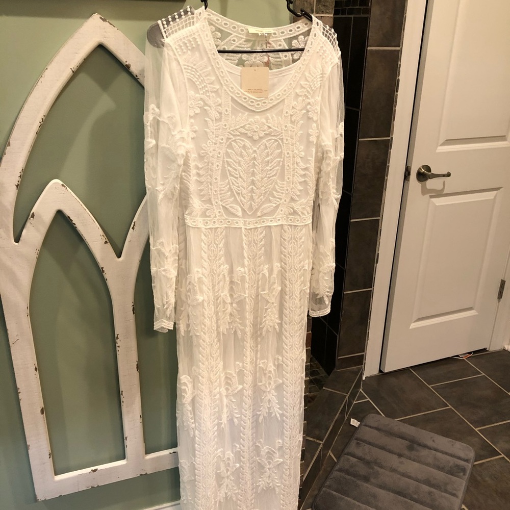 White dress